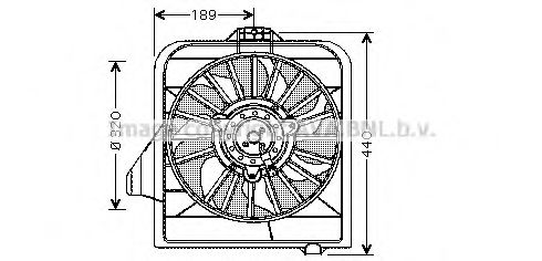 Imagine Ventilator, radiator PRASCO CR7504