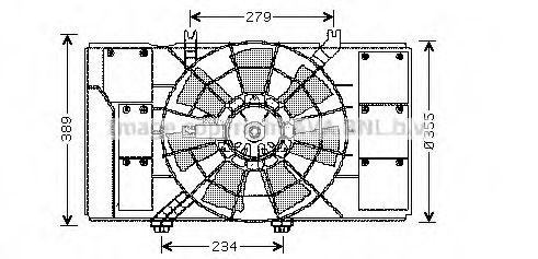 Imagine Ventilator, radiator PRASCO CR7509