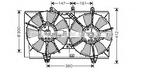 Imagine Ventilator, radiator PRASCO CR7510