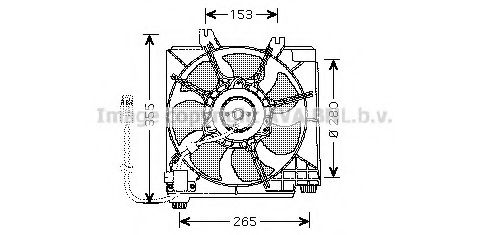 Imagine Ventilator, radiator PRASCO CR7511