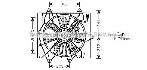 Imagine Ventilator, radiator PRASCO CR7512