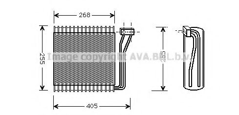 Imagine evaporator,aer conditionat PRASCO CRV041