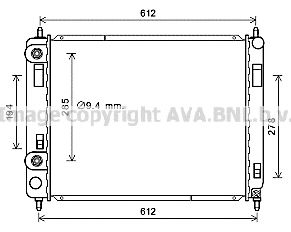 Imagine Radiator, racire motor PRASCO CT2053