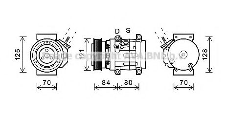 Imagine Compresor, climatizare PRASCO CTK037