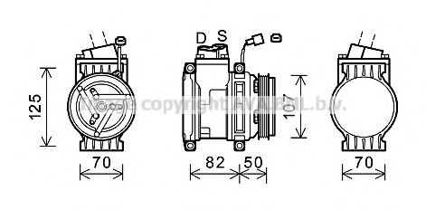 Imagine Compresor, climatizare PRASCO CTK041