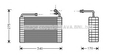 Imagine evaporator,aer conditionat PRASCO CTV001