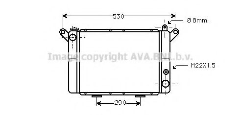 Imagine Radiator, racire motor PRASCO DA2002