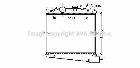 Imagine Radiator, racire motor PRASCO DF2031