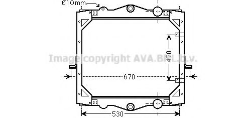 Imagine Radiator, racire motor PRASCO DF2039