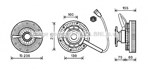 Imagine Cupla, ventilator radiator PRASCO DFC046