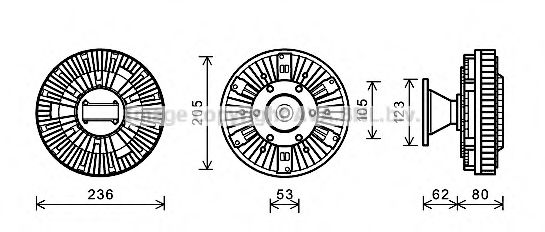 Imagine Cupla, ventilator radiator PRASCO DFC048