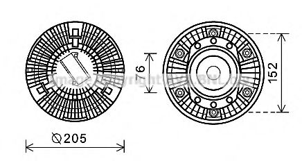 Imagine Cupla, ventilator radiator PRASCO DFC051