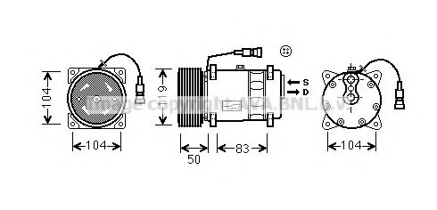 Imagine Compresor, climatizare PRASCO DFK038