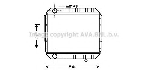 Imagine Radiator, racire motor PRASCO DN2007