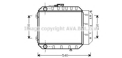 Imagine Radiator, racire motor PRASCO DN2008