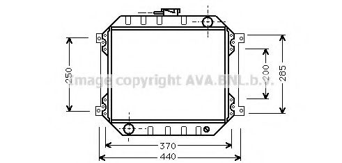 Imagine Radiator, racire motor PRASCO DN2010