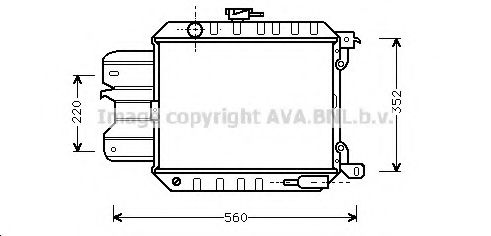 Imagine Radiator, racire motor PRASCO DN2013