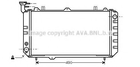 Imagine Radiator, racire motor PRASCO DN2020