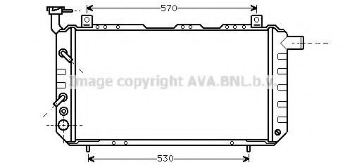 Imagine Radiator, racire motor PRASCO DN2023