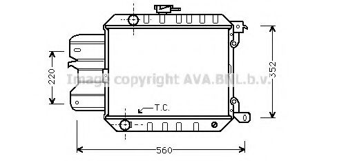 Imagine Radiator, racire motor PRASCO DN2061