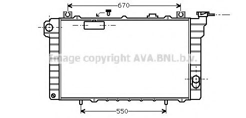 Imagine Radiator, racire motor PRASCO DN2113