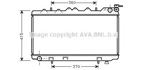 Imagine Radiator, racire motor PRASCO DN2135