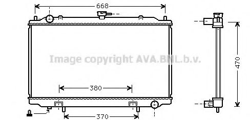 Imagine Radiator, racire motor PRASCO DN2188