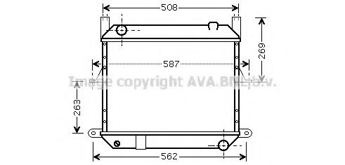 Imagine Radiator, racire motor PRASCO DN2209