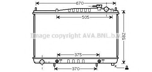 Imagine Radiator, racire motor PRASCO DN2232