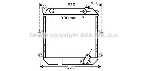 Imagine Radiator, racire motor PRASCO DN2233