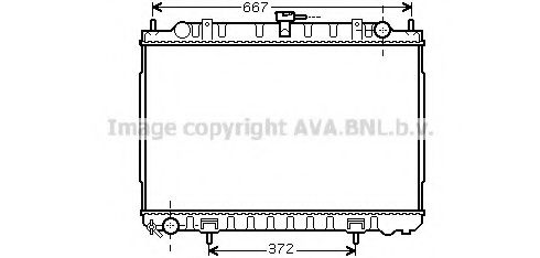 Imagine Radiator, racire motor PRASCO DN2240