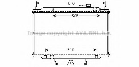 Imagine Radiator, racire motor PRASCO DN2266