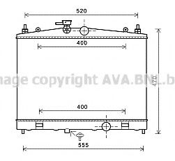 Imagine Radiator, racire motor PRASCO DN2338