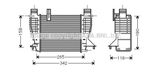 Imagine Intercooler, compresor PRASCO DN4356