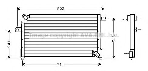 Imagine Condensator, climatizare PRASCO DN5158