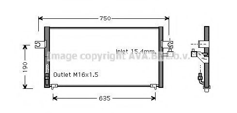 Imagine Condensator, climatizare PRASCO DN5243