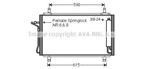 Imagine Condensator, climatizare PRASCO DN5329D