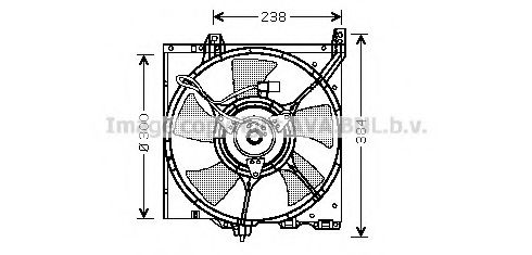 Imagine Ventilator, radiator PRASCO DN7504