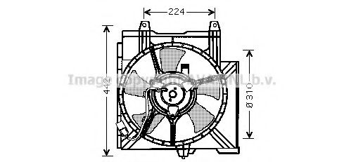 Imagine Ventilator, radiator PRASCO DN7508