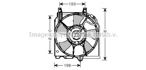 Imagine Ventilator, radiator PRASCO DN7526