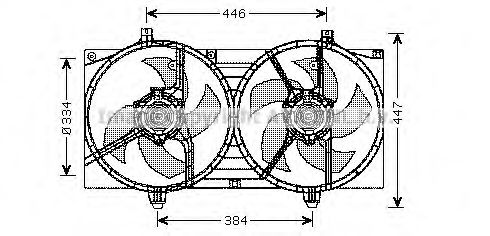 Imagine Ventilator, radiator PRASCO DN7528