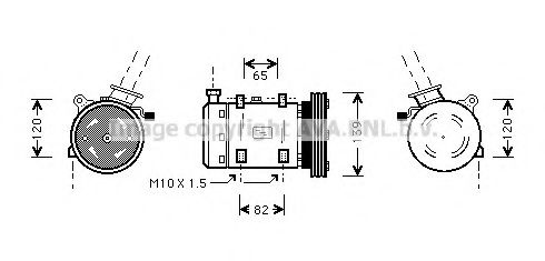 Imagine Compresor, climatizare PRASCO DNK190