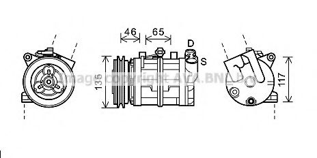 Imagine Compresor, climatizare PRASCO DNK341