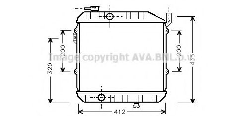 Imagine Radiator, racire motor PRASCO DU2007