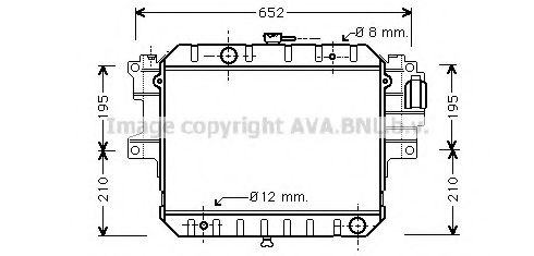 Imagine Radiator, racire motor PRASCO DU2028