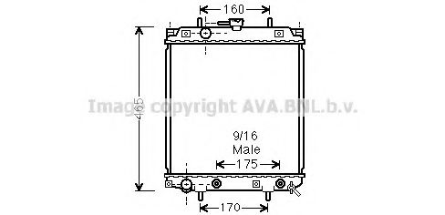 Imagine Radiator, racire motor PRASCO DU2047