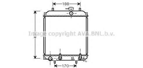 Imagine Radiator, racire motor PRASCO DU2055