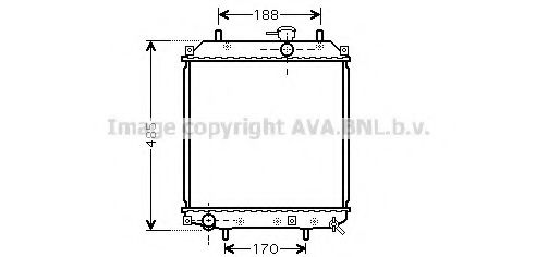 Imagine Radiator, racire motor PRASCO DU2057