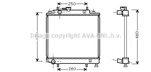 Imagine Radiator, racire motor PRASCO DU2058