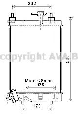 Imagine Radiator, racire motor PRASCO DU2070